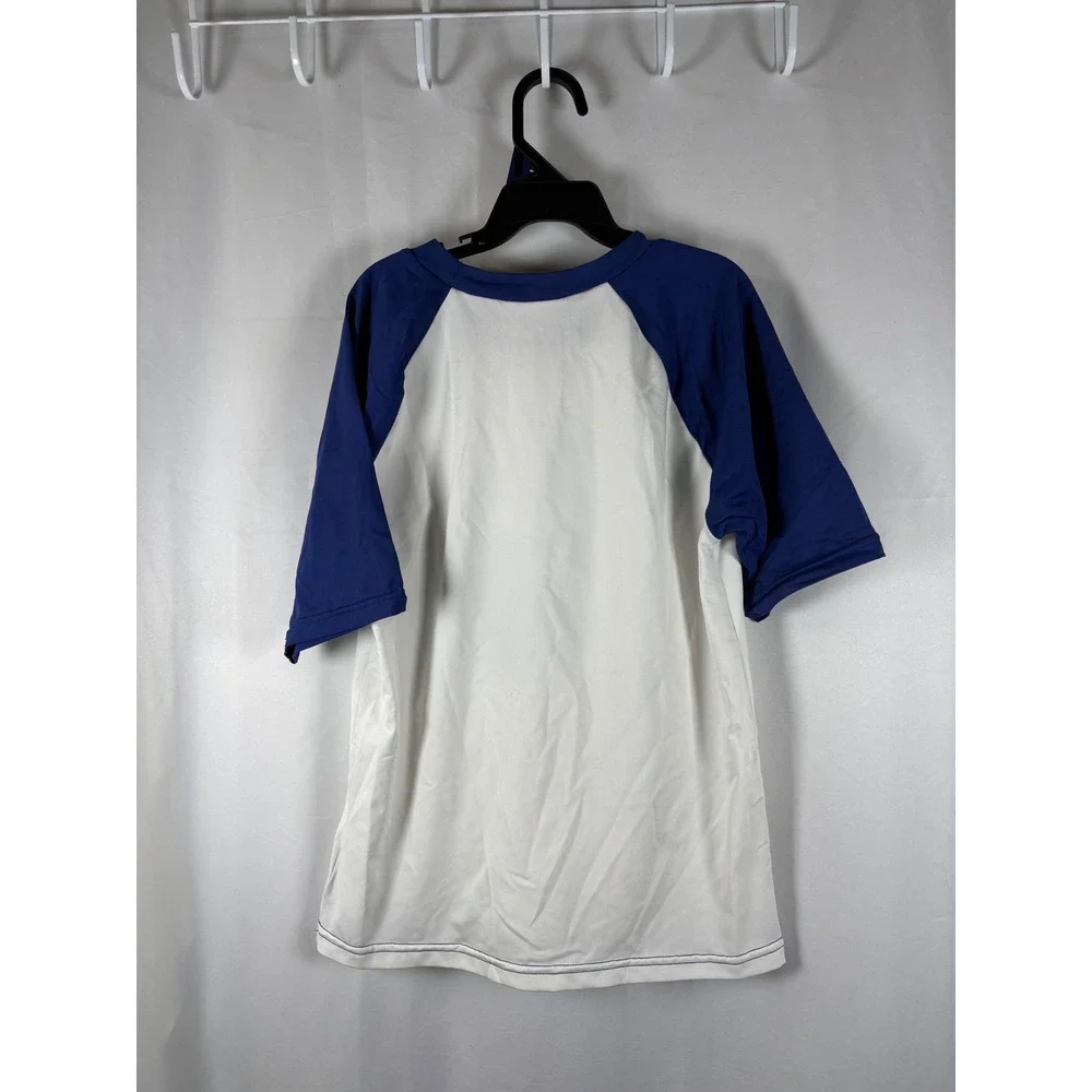 Disney Cruise Line‎ Mickey Mouse Surfing Rash Guard Kids Large Blue White Raglan